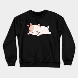 Super Lazy Kawaii Cat Crewneck Sweatshirt